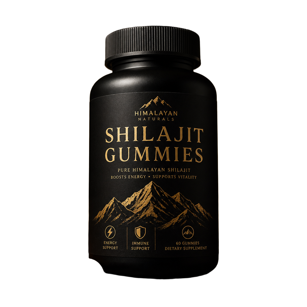 Shilajit Gummies bottle — pure Himalayan formula